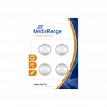 MediaRange Lithium Knopfzellen, CR2032|3V, 4er Pack
