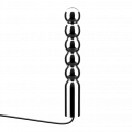 Aluminium-Dildo mit Kugelform, 16,5cm
