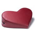 Liberator Liebeskissen „Faux Leather Heart Wedge“ (red)