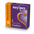 MoreAmore - Condom Thin Skin (3 pcs)