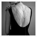 Bijoux Indiscrets - Magnifique Back & Cleavage Chain Silver