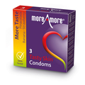 MoreAmore - Kondome "Tasty Skin" (3 Stück)