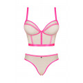 Nudelia Top & Panties in pink L/XL