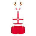 Mehrteiliges Harness Kostüm im Weihnachtslook (M/L)