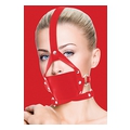 Leather Mouth Gag - Red