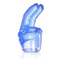 Deluxe Zwei Finger Klitorisstimulator Aufsatz (Blue)