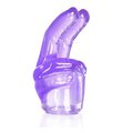 Deluxe Zwei Finger Klitorisstimulator Aufsatz (Purple)