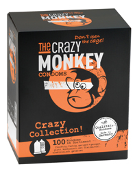 THE CRAZY MONKEY Condoms Crazy Collection (100 Stück)