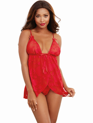 Babydoll Dreamgirl Lingerie (red) L