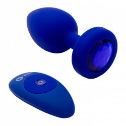 Vibrating Jewel Plug - L/XL, 11,5cm