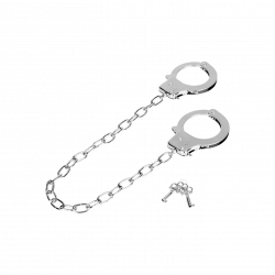 Metal Cuffs, mit langer Kette