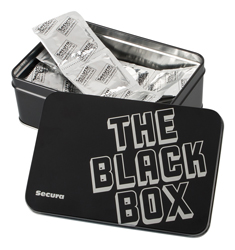 Kondome "The Black Box" (50 Stück)