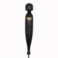 Pixey - Pixey Turbo - Wand Vibrator with 2 Attachments - Black