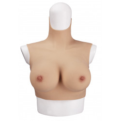 Ultra realistischer Frauen Brust Körperanzug (S)