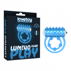 LoveToy - Lumino Play Cock Ring Vibrator - Glow in the Dark