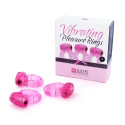 LoversPremium - Pleasure Rings Pink (3 pcs)