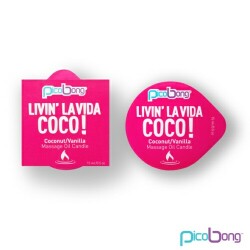 PicoBong - Coconut & Vanilla Massage Oil Candle