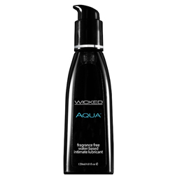 Wicked - Aqua Fragrance Free Waterbased Lubricant 120 ml