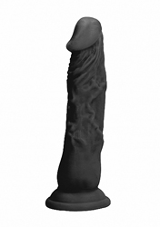 Realistic Dildo - Black (20cm)