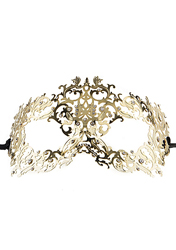 Forrest Queen Masquerade Mask - Gold