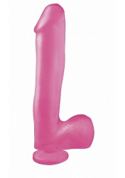 BASIX 10" Dong with Suction Cup (pink)