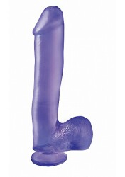 BASIX 10" Dong with Suction Cup (purple)