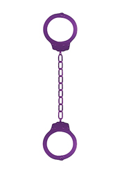 Metal Ankle Cuffs - Purple