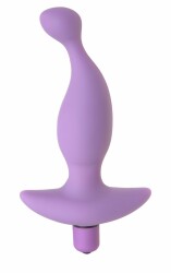 Deluxe Silikon Butt Plug Stimulator (Purple)