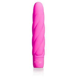 Deluxe Silikon Vibrator für SIE "Twist" (rosa)